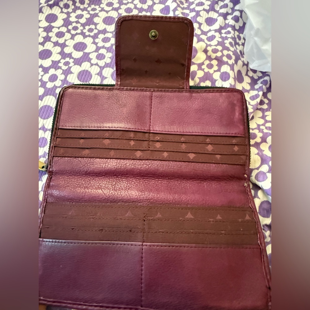 Vintage Fossil Explorer Leather Bifold Clutch Wallet - Picture 4 of 6